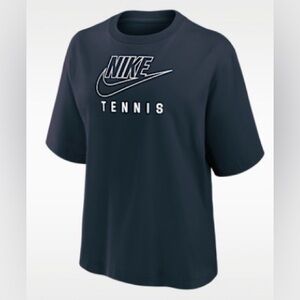 Nike Women’s Thunder Blue Boxy Tennis Tee